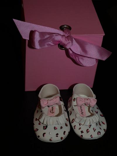 Leopard print Baby shoes - Cake by kira