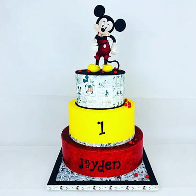 Mickey cake - Cake by Cindy Sauvage 
