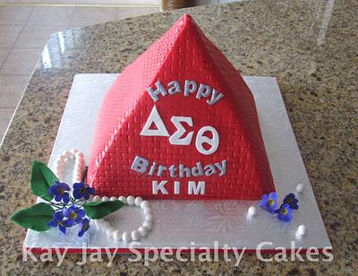 Delta Sigma Theta 40th Birthday Cake - Cake by Kimberley Jemmott