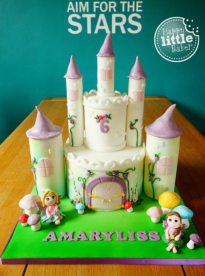 Fairy / Princess Castle Cake - Cake by Happy Little Baker