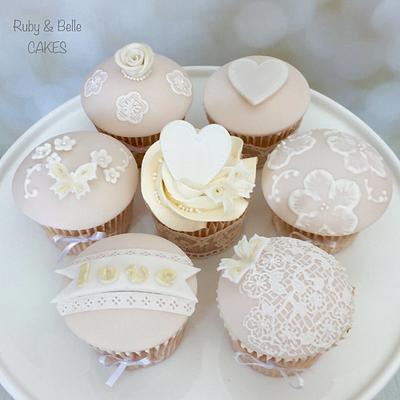 Wedding cupcakes - Cake by Ruby & Belle Cakes