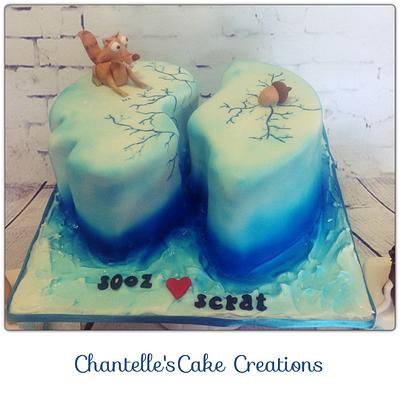 Ice age - Cake by Chantelle's Cake Creations