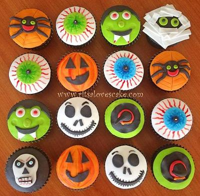 Halloween cupcakes - Cake by Ritsa Demetriadou