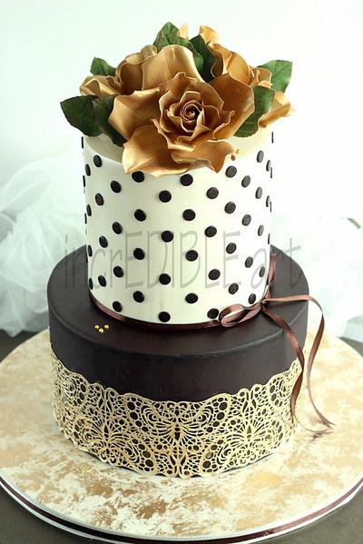 Earthen Grace- Wedding cake - Cake by Rumana Jaseel