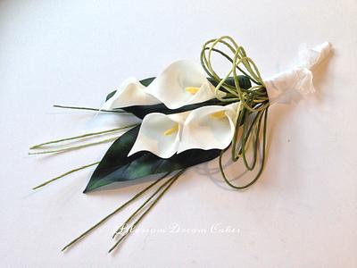 Calla lily bouquet - Cake by Blossom Dream Cakes - Angela Morris
