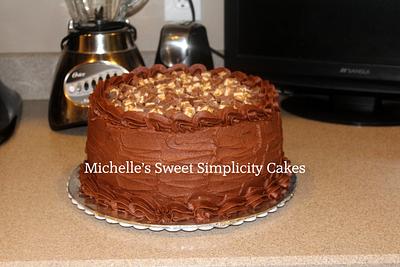 Chocolate Snickers Cakes - Cake by Michelle