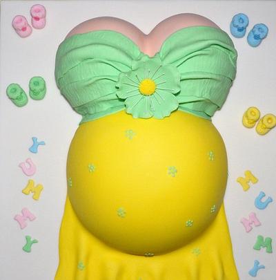 Baby bump cake - Cake by Icing to Slicing