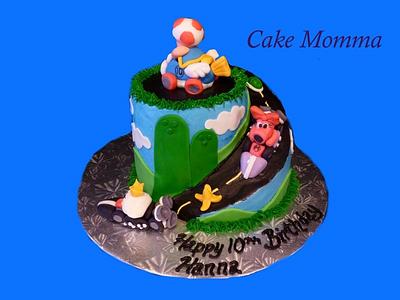 Mario Kart - Cake by cakemomma1979