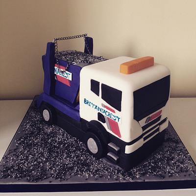 Skip Lorry Cake  - Cake by The Chocolate Bakehouse
