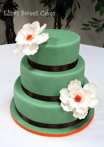 Fall Wedding Cake - Cake by Elisa's Sweet Cakes