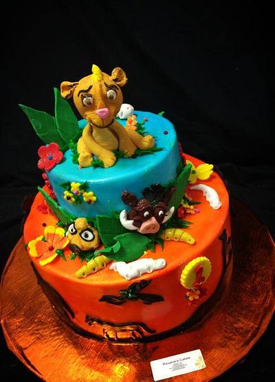 Lion King Themed Birthday Cake - Cake by Roxana