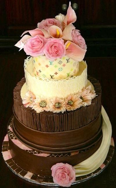 Chocolate Wedding Extravaganza - Cake by Emma-Louise Volschenk