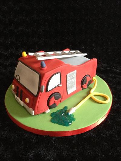 Fire engine cake  - Cake by Lisa Salerno 