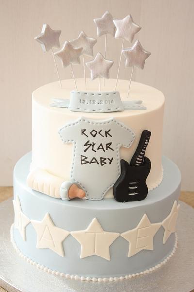 Rock baby cake! - Cake by Cori's Sweet Temptations