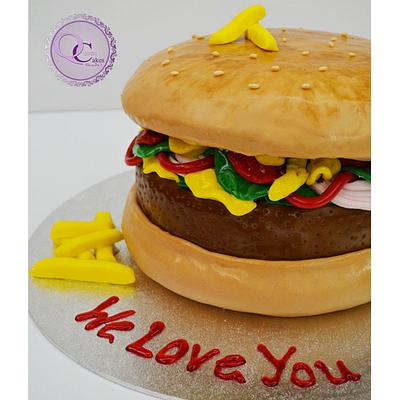burger cake - Cake by May 