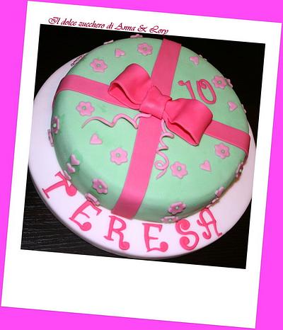 Happy 10th birthday - Cake by Il dolce zucchero di Anna & Lory