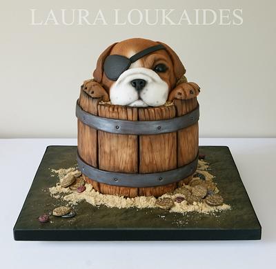 Ben the Bulldog - Cake by Laura Loukaides