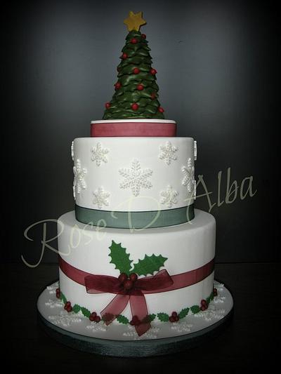 Christmas cake - Cake by Rose D' Alba cake designer