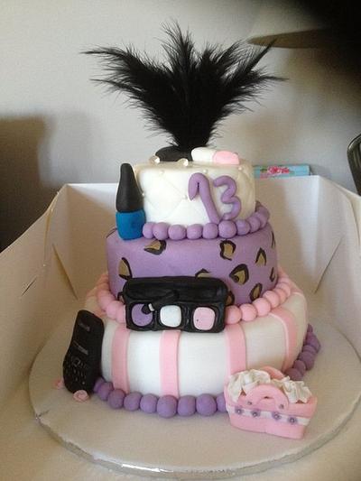 My 1st 3 tier cake! - Cake by Jodie Taylor