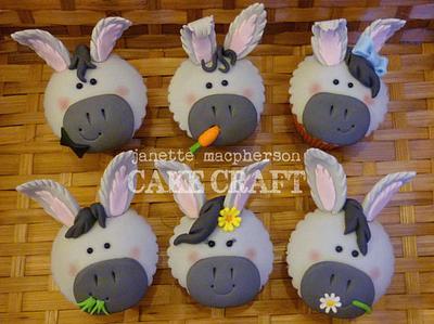 Donkey Cupcakes! - Cake by Janette MacPherson Cake Craft