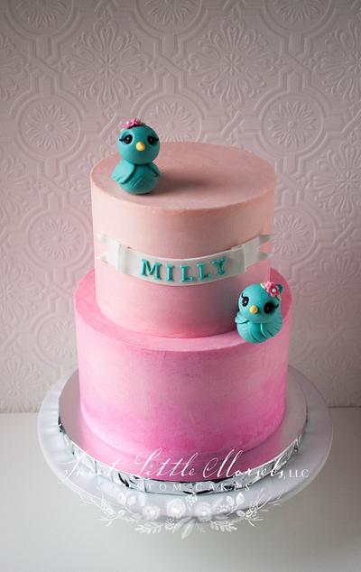 Ombre Pink Birthday Cake - Cake by Stephanie