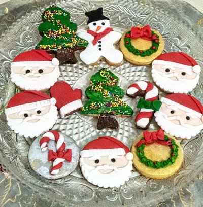 Christmas cookies - Cake by Dalirougeforcakes