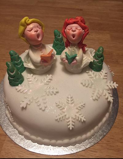 Christmas carols ❄️ - Cake by Nonahomemadecakes