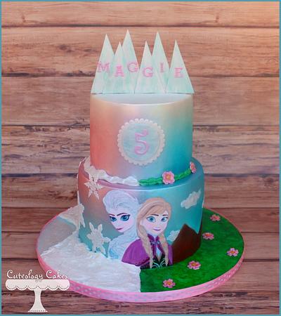 Frozen Cake - Cake by Cuteology Cakes 