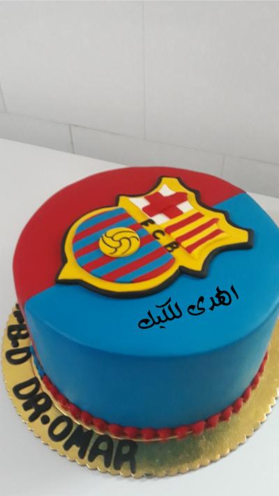 كيكة برشلونه  - Cake by Alhudacake 
