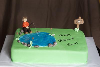 Fishing - Cake by Vanilla01