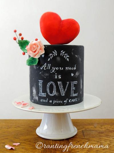 Variation on valentines day cake..  - Cake by rantingfrenchmama