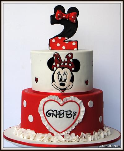 Minnie Mouse (take 2) - Cake by Jo Finlayson (Jo Takes the Cake)