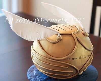 Golden Snitch - Cake by 3DSweets
