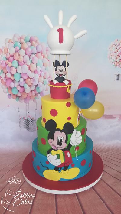 Mickey and ballons - Cake by Zaklina