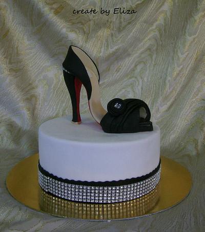 Black shoe - Cake by Eliza
