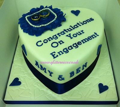 Engagement Cake - Cake by Alli Dockree