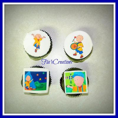 Caillou Cupcakes - Cake by FiasCreations
