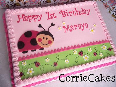 ladybug b-day - Cake by Corrie