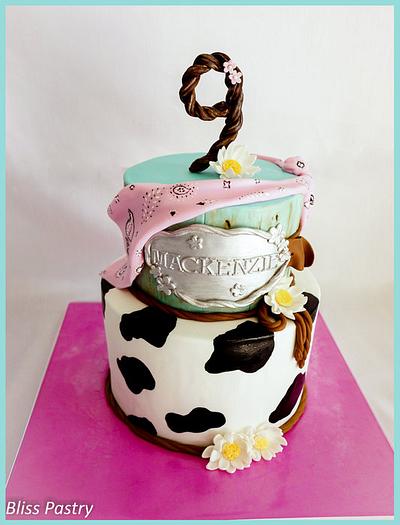 Cowgirl Birthday - Cake by Bliss Pastry