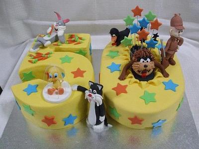 Looney tunes 50th - Cake by Kake Krumbs