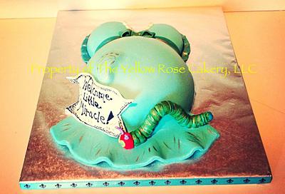 Very Hungry Caterpillar Belly cake - Cake by The Yellow Rose Cakery, LLC