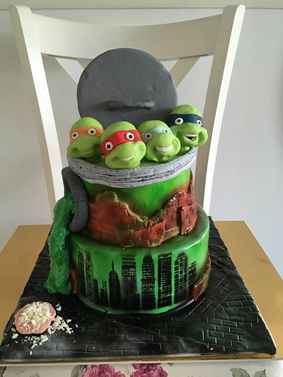 Turtle ninja cake - Cake by Doroty