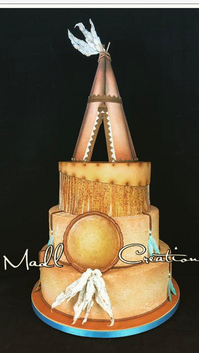 Indian cake  - Cake by Cindy Sauvage 
