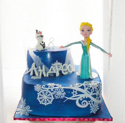 Frozen Elsa Cake - Cake by Rositsa Lipovanska