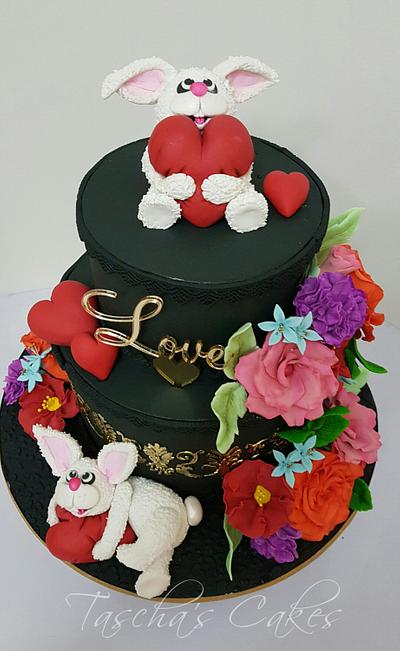 Fluffy Love - Cake by Tascha's Cakes