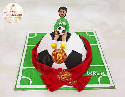 A football Cake! - Cake by Félicitations 