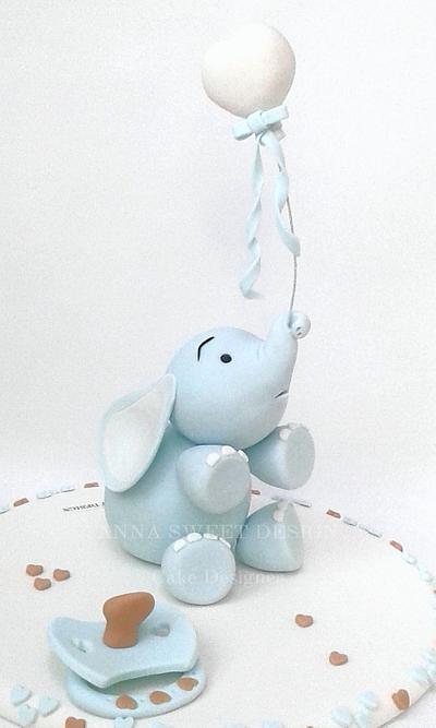 Baby elephantine - Cake by Anna Sweet Design