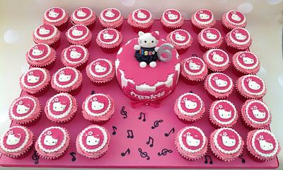 Disco Hello Kitty birthday cake - Cake by Yvonne Beesley