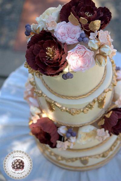 Baroque Love Wedding cake - Mericakes Cake Designer - Cake by Mericakes