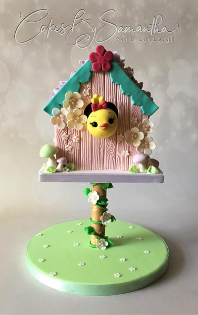 Birdhouse Cake  - Cake by Cakes By Samantha (Greece)